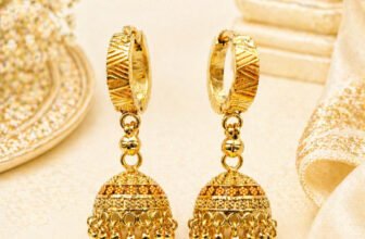 VINEET COLLECTION 001 Brass Hoop Earring, Jhumki Earring