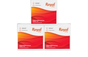 Royal Silky Tissue Paper Napkins | 210 Napkins | 70 Pulls X 3 Packs | Soft And Highly Absorbent Smooth Disposable Napkins | Hygienic White Napkins for Home, Office & Dining