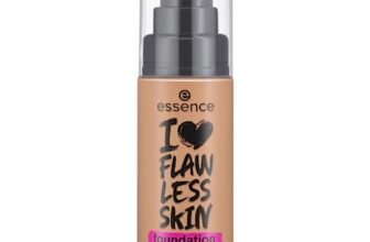 Essence I LOVE FLAWLESS SKIN foundation 70 Light Sand, liquid foundation, Light Sand shade, full coverage, matte finish, long-lasting, blendable texture, 30 ml