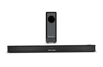 JACK MARTIN HarmoniBar X-777 5.1 Channel Soundbar with Wireless Woofer – 140W RMS, Bluetooth, Multiple Connectivity Options – Black
