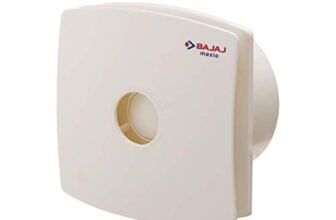 Bajaj Maxio 150 MM 23 Watts Exhaust Fan | High Speed | Rust Proof Body | Easy to Mount | Lower Energy Consumption | 2 Yr Warranty 【White】