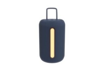 JUST CORSECA Sushi Shine 10W Bluetooth Speaker | V5.3 | FM, LED Light, USB, TF, TWS | 800mAh Battery | 6-Hour Playtime | 10m Range (Blue)