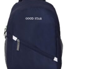 GOOD STAR Navy Blue 30L Daypack | Lightweight, Multipurpose Backpack with Front Zipper Pocket for Travel, Hiking, School & Daily Use – Blue, School Bag for Kids