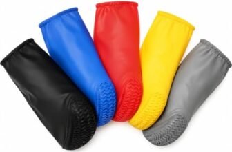 Homedy Waterproof Shoe Cover for Women & Men | Reusable Rain Boot Cover with Anti-Slip Sole | Monsoon Footwear Protector for Bike Riding & Travel Pack Of 3