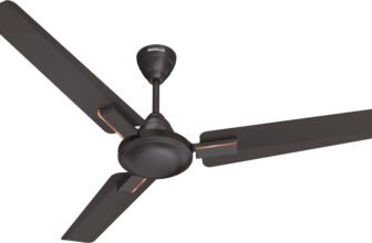 HAVELLS Ambrose Neo Ceiling Fan| High Speed, High Air Delivery| Strong & Powerful motor with 2 Year Warranty Anti Dust 1200 mm Ceiling Fan(Smoke Brown | Pack of 1)