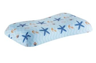 The White Willow Bed Pillow for Kids-Toddler Pillow for 2 Years to 8 Years-Contour Memory Foam Soft Pillow for Sleeping-Small Kids Pillow for Girls & Boys-Toddler Pillow Cover – Maring Blue