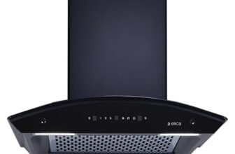 Elica 60cm 1600 m3/hr Filterless Autoclean Kitchen Chimney with 15 Years Warranty | Made In India | WDFL PLUS HAC LTW 60 MS NERO | Black