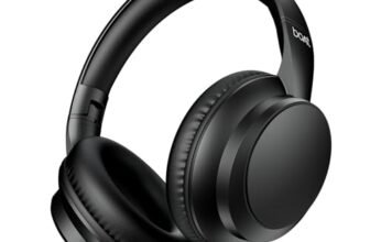 boAt Rockerz 371, 40mm Drivers, 50hrs Battery, 60ms Low Latency, ENx Tech, BT v5.4, Foldable Cups, Voice Assistant, Bluetooth Headphones, Wireless Headphone with Mic (Black Sabre)