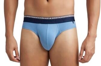 Jockey US59 Men Super Combed Cotton Elastane Stretch Solid Brief with Ultrasoft Waistband_(Pack of 2)_Blue Heaven_L