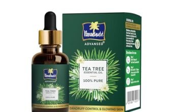 Parachute Advansed Tea Tree Essential Oil | 100% Pure| for Dandruff Control & Glowing Skin | Moisturises dry hair, Controls Dandruff, for Healthy & Clear looking Skin | 14ml