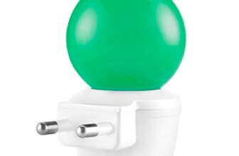 MAGIK Spectrum LED Night Lamp | 0.5W Green Light | Plug & Play | Cool Touch | Energy Efficient | Ideal for Bedroom, Kids Room, Living Room