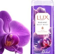 LUX Orchid Obsession Bodywash, 245ml, for Radiant & Bouncy Skin feel, with Niacinamide & Exotic Orchid fragrance, Upto 12Hr Long-Lasting Fragrance
