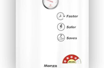 HAVELLS Monza Pro 15 L Storage Water Geyser | 4 Star BEE Energy Rating | Glassline Tanked(White)