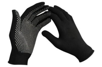 Shopeleven Breathable Anti-Slip Work Gloves for Sports, Adventure Batting Gloves(Black)
