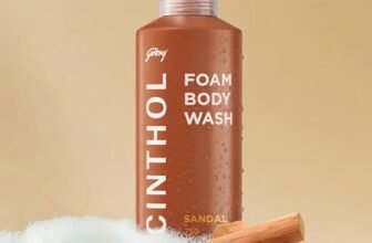 Cinthol Sandal Foam Body Wash (750ml) | Unique Foam Formula for Moisturized & Irresistibly Soft Skin | Suitable for All Skin Types