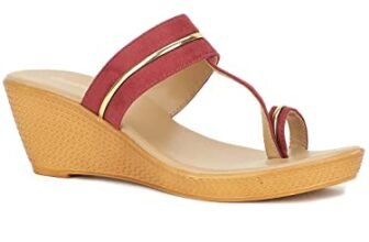 Bata Women Lille TR Heels, Red, UK 4, (7715598)