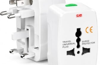 PulGos Universal Travel Adapter with 6A Universal AC Socket|150+ Countries