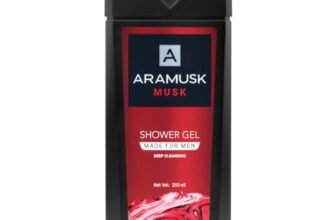 Aramusk Musk Shower Gel for Men | For Body & Face | Deep Cleansing, Germ Protection & Skin Moisturization – 250mL