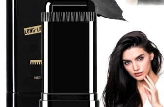 New Hair Color Comb Stick, Waterproof and Sweat-Proof Instant Hair Dye Stick Grey Hair Coverage for Men & Women, Easy Application (BLACK)