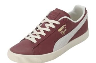 Puma | Clyde Base Classic Sneakers | Wood Violet-Frosted Ivory-Team Gold | 7UK