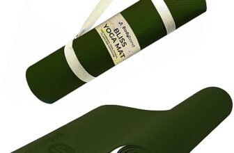 Bodyband Yoga Mat for Women and Men 4mm with Carry Strap EVA Material Extra Thick Exercise Mat for Workout Yoga Fitness Pilates and Meditation, Anti Tear Anti Slip For Home & Gym Use – Army Green