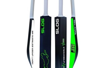 HF THE ORIGINAL Slog Full Size (Ideal for 15+) Hard PLastic For tennis Ball PVC/Plastic Cricket  Bat For 15+ Yrs(850 g)