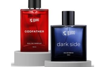 BEARDO Dark Side & Godfather Perfume For Men Spicy Scent Liquid, 100 Ml X 2 | Strong Long Lasting Fragrance | Eau De Parfume | Aromatic, Spicy | Christmas Gift For Men | Gift For Friends