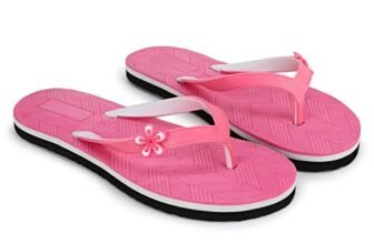 BestWomen Slipper Stylish Comfortable Lightweight Soft Flaxsible Casual Flip Flop/Girls fancy chappal_BZ1-001-PNK_5