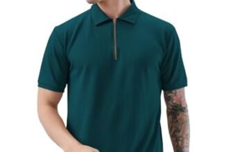KAJARU Men’s Polo T-Shirt Polyester Fabric Casual & Sportswear