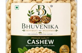 Bhuvenika Dry Fruits & Mukhwas Premium Cashew Nuts 500gm | Dry Fruits and Nuts Plain Kaju | 100% Unpolished | Crunchy & Fresh | Rich In Protein, Magnesium & Phosphorus Perfect for Gifting