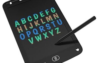 Portronics Ruffpad 8.5M Multicolor LCD Writing Pad with Screen 21.5cm (8.5-inch) for Drawing, Playing, Handwriting Gifts for Kids & Adults, India’s first notepad to save and share your child’s first creatives via Ruffpad app on your Smartphone(Black)