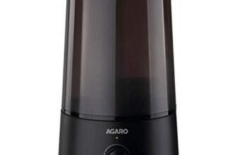 AGARO Verge Cool Mist Humidifier, 2.5L, For Bedroom, Home, Office, Adjustable Mist Output, Super Quiet, 360° Nozzle, Auto Shut Off