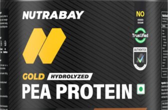 Nutrabay Gold Pea Protein Powder | 25g Pea Protein, 4.6g BCAA, 5g Soluble Fiber Plant-Based Protein(2 pounds, Chocolate)