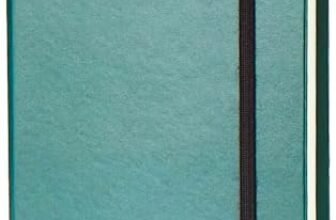 amazon basics Classic Notebook, Plain – (130mm x 210mm) – 240 pages (Green)