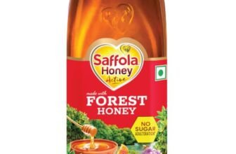 Saffola Honey Active, 500g, Made with Forest Honey, Pure Honey, No sugar adulteration, Natural Immunity booster