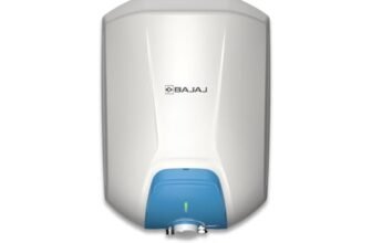 Bajaj Endure Series Gracio 15L Storage Water Heater For Home | 5 Star Rated Geyser | 20% More Hot Water | Thermostat Knob | Shock Resistant & Rust Proof | Child Safety Mode | 2-Yr Warranty | White