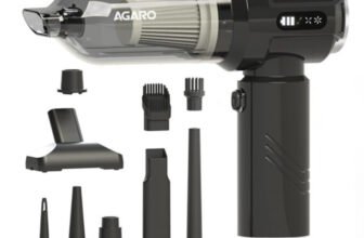 AGARO HVC1717 Cordless Car Vacuum Cleaner,2-in-1 Suction & Blower,15000PA, HEPA Filter Cordless Vacuum Cleaner(Grey)