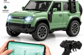 ZUNBELLA Defender Off-Road RC Car with App and Remote Control, LED Lights & Openable Door(Multicolor)