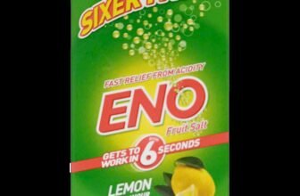 Eno Lemon Ayurvedic Antacid, Gets to Work in 6 Secs for Instant Acidity Relief Lemon Powder(30 g)