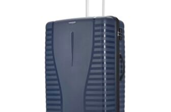 Aristocrat Airpro 8-Wheel Large Size Hard Case Trolley Bag, Poseidon Blue