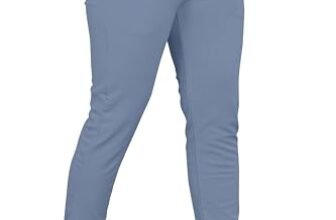 Urban Buccachi Men’s Silver Slim Fit High-Rise Lycra Blend Stretchable Trousers – Casual & Office Wear
