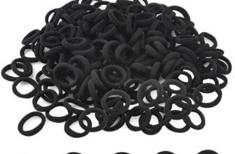 BriKSHi Mini Rubber Bands for Hair Small Elastic Hair Ties for Girls Women Kids Hair Styling (Pack Of 25)