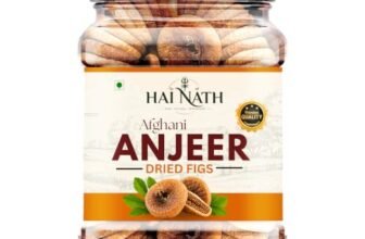 HAI NATH Premium anjeer 500g fresh | Jumbo Dry Figs | Premium Quality Anjeer (Figs) | Rich in Fiber | Low Fat Healthy Snack | Naturally Sweet Imported Dry Fruit