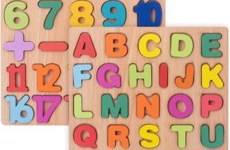 ZARQITO wooden puzzle for kids Number and Alphabet combo 2 pack(2 Pieces)