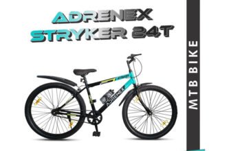 Adrenex Stryker 24T | 85% Pre-Assembled 24 T (inch) Mountain Cycle(Single Speed, Blue, Rigid)