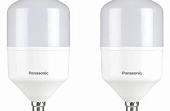 Panasonic 50W B22 LED Cool Day Light Bulb, Pack of 2, (PBUM04507-pk2)