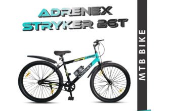 Adrenex Stryker 26T | 85% Pre- Assembled | 26 T (inch) Mountain Cycle(Single Speed, Blue, Black, Rigid)