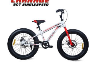 EAST COAST Carnage 20T cycle/Fat bike for 5 to 9 year kids 20 T (inch) Mountain Cycle(Single Speed, White, Rigid)