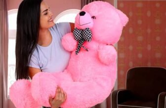 DIKANG 3 FEET Teddy Bear Soft Toys for Kids | Soft Toys for Baby Girl | Plush Soft Toys for Baby Boys and Girls | Teddy Bear Soft Toy for Kids (3 FEET, Pink Teddy Bear)
