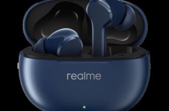 realme Buds T110 (RMA2306) with AI ENC for calls, 38 hours of Playback and Deep Bass Bluetooth(Jazz Blue, True Wireless)